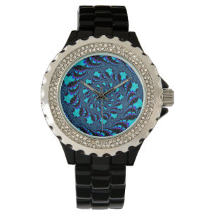 Montre Spirale tourbillon turquoise