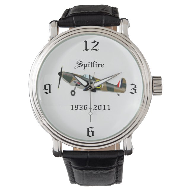 MONTRE SPITFIRE 75E ANNIVERSAIRE GENTS VINTAGESTYLE WATCH (devant)