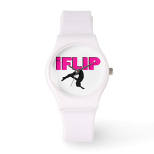 Montre sportive du silicium des femmes de