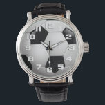 Montre Sportsman Ball<br><div class="desc">Un ballon de football avec des numéros d'horloge modernes blancs faciles à lire. Une excellente idée cadeau pour les joueurs de football et les fans de football.</div>