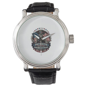 Montre Squelette Cowboy Patriotique Squelette de Patriote