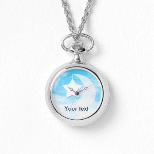 Montre Star & Moon Femme Wraparound Silver Watch