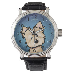 Montre Starry Night Cairn Terrier Wrist Watch
