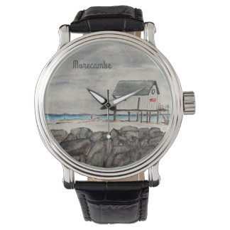 Montre Station balnéaire de Morecambe Beach Hut Lancashir