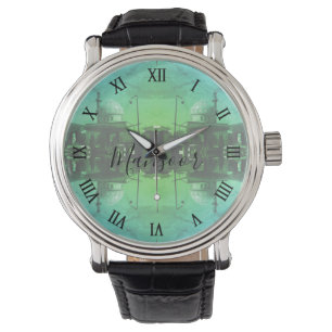 Montre Station-service vintage Irak Bagdad près d'une mos