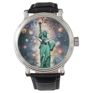 Montre Statue De La Liberté Feu D'Indépendance,
