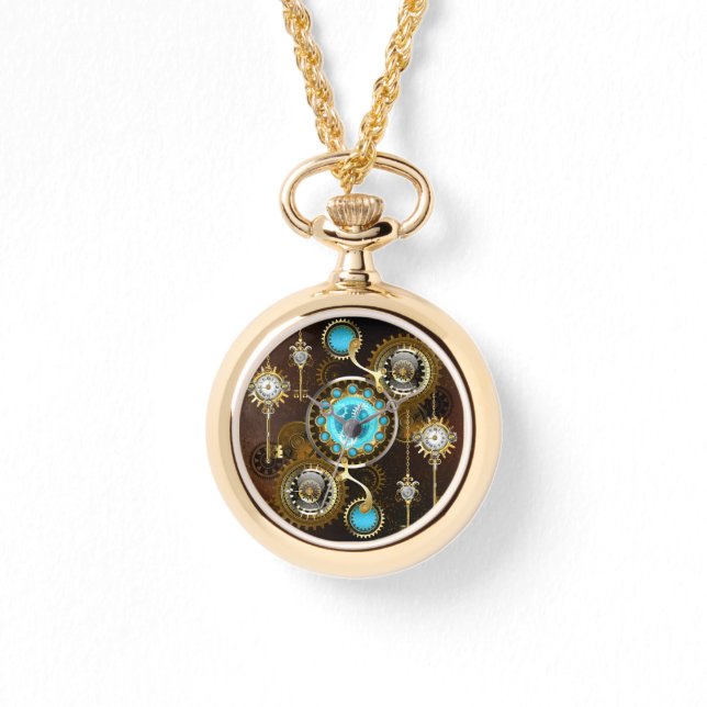 Montre Steampunk Rusty Background (Recto)