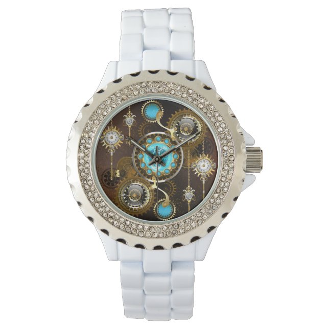 Montre Steampunk Rusty Background (devant)