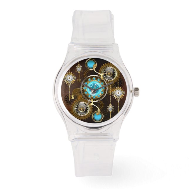 Montre Steampunk Rusty Background (Recto)