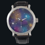 Montre Stellar Galaxy Print Watch<br><div class="desc">Conception inspirée de Galaxy créée dans Adobe Illustrator et Photoshop.</div>