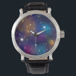 Montre Stellar Galaxy Print Watch<br><div class="desc">Conception inspirée de Galaxy créée dans Adobe Illustrator et Photoshop.</div>