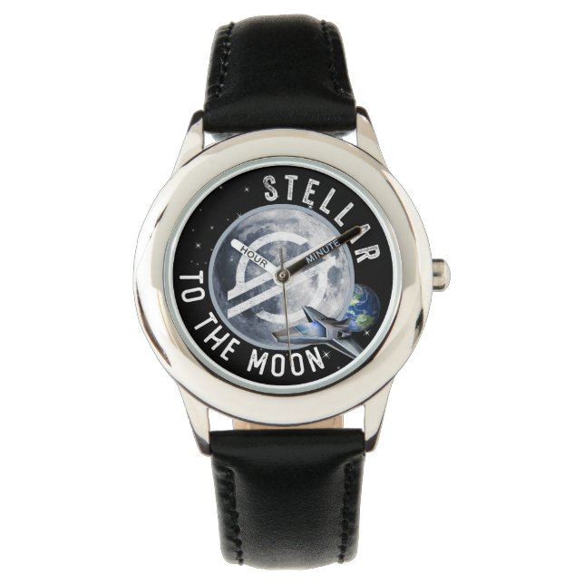 Montre STÉLLAR LUMENS Crypto Blockchain BULLRUN, XLM (devant)