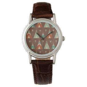 Montre Step de Southwest   Teal Teepee
