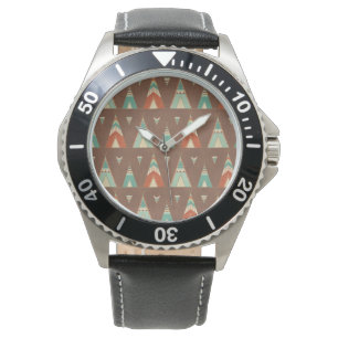 Montre Step de Southwest   Teal Teepee