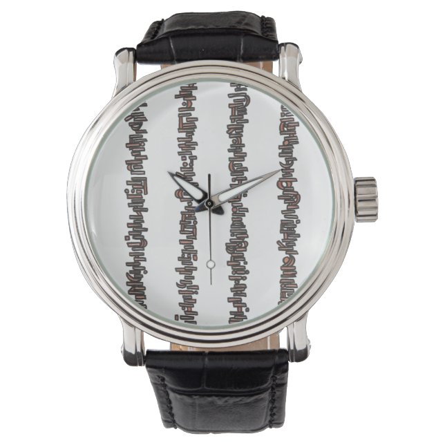 Montre Sticks And Stones-Modern Geometric Stripes (devant)