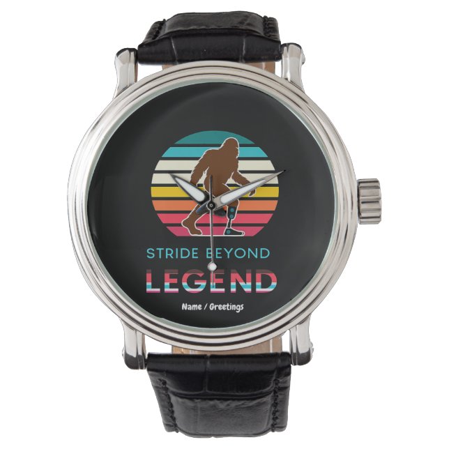 Montre Stride Beyond Legend Sasquatch Amputé Vintage  (devant)