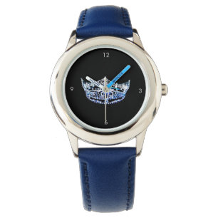 Montre Style Miss America Custom Crown Blue Watch
