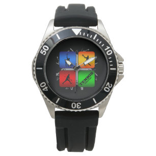 Montre Style urbain de tennis extraordinaire (mâle)