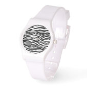 Montre Stylish Zebra Print Wrist Watch (Angle)