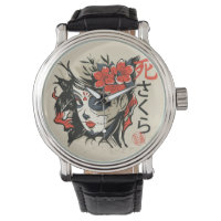 Sugar Crâne Japonais Art Watch