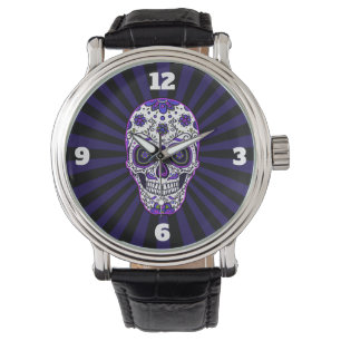 Montre Sugar Skull Purple Coloris Regarder