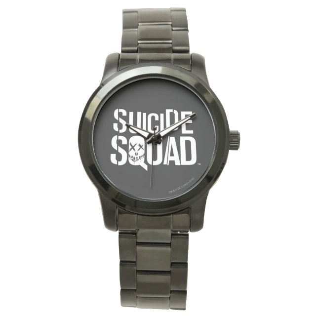 Montre Suicide Squad | White Logo (devant)