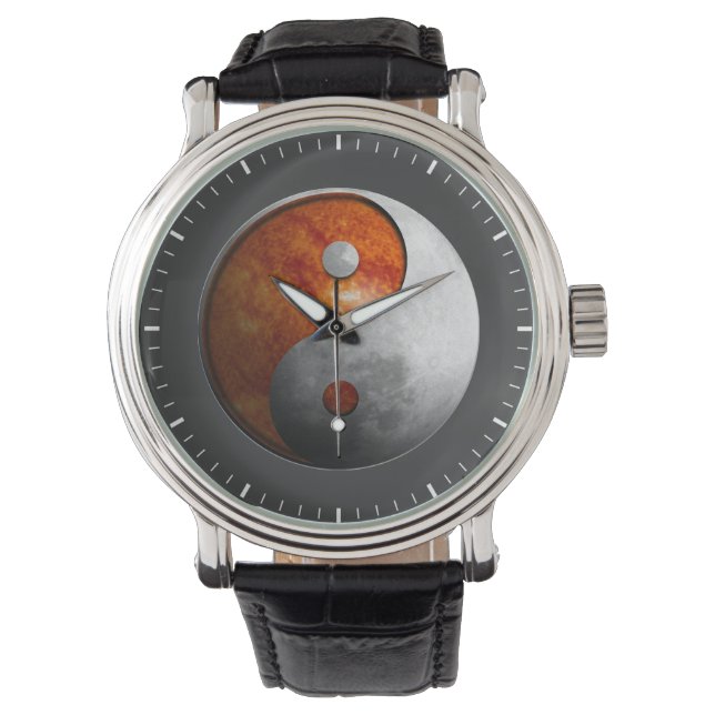 Montre Sun et Moon Yin Yang (devant)