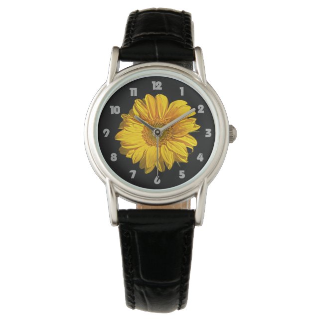 Montre Sunflower Gris Gris Nombre wacna (devant)