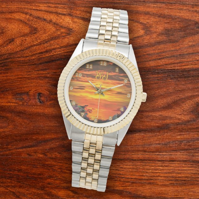 Montre Sunset Plaza Marina Puerto Vallarta Monogram 2584 (Créateur téléchargé)