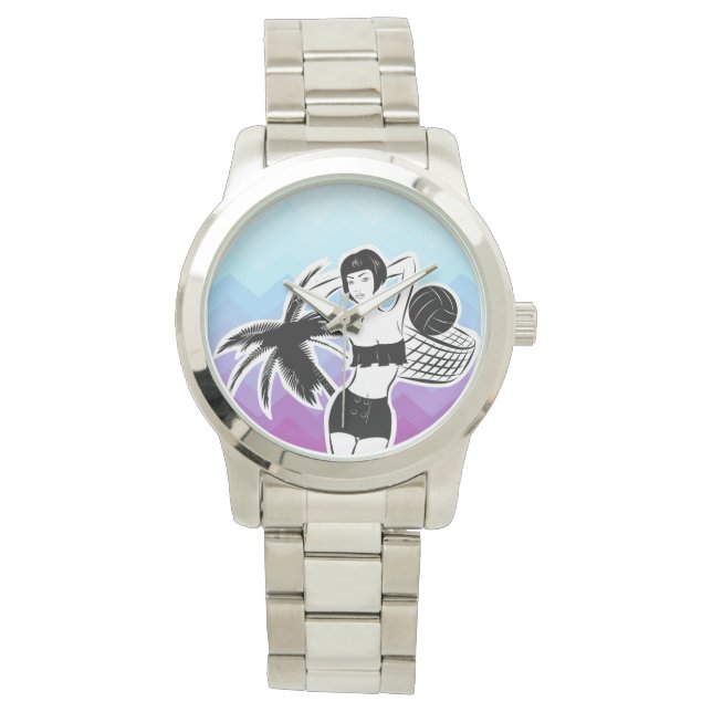 Montre Sunset Resort Chevron Print (devant)