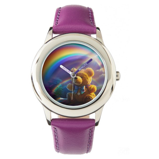 Montre Sunshine Rainbow Teddy Bear Wonderland (devant)