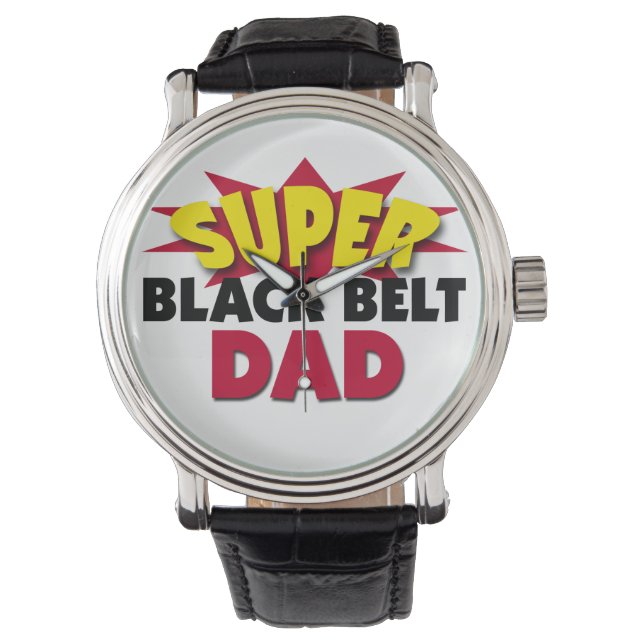 Montre Super Black Belt Papa (devant)