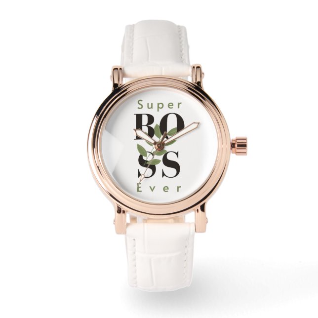 Montre Super Boss Ever eWatch Meilleur cadeau pour elle (Recto)