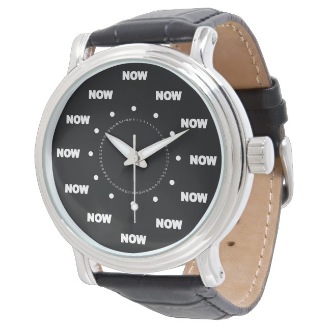 Montre Super Cool "NOW" (Incliné)