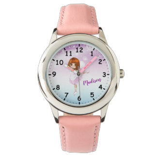 Montre Super mignonne Ballerina Regarder les enfants pers