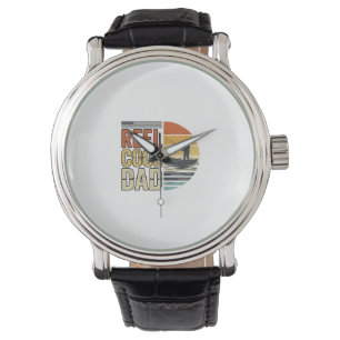 Montre Super Papa T-Shirt Vintage de pêche Design_1