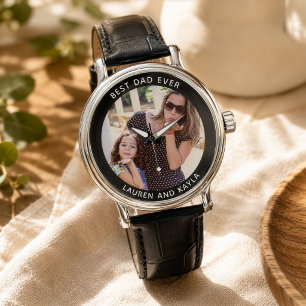 Montre Super PÈRE INCROYABLE Photo moderne pour la fête d