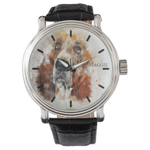 Montre Superbe Golden Retriever Personnalisé