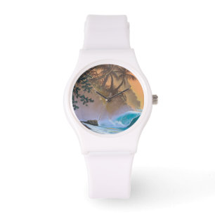 Montre Surf de plage de la baie d'Hanalei
