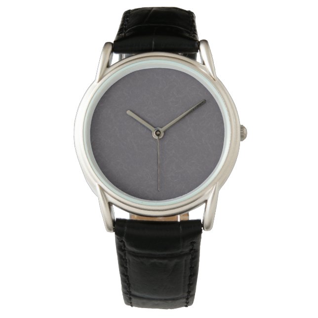 Montre Surface texturée violette foncée à motif tourbillo (devant)
