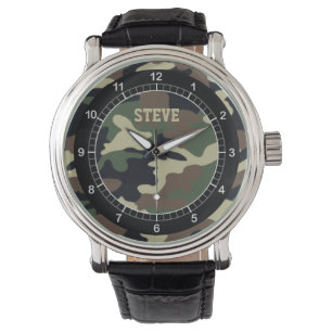 Montre Surveillance de caméra personnalisée de la forê