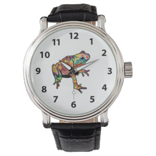 Montre Surveillance de la grenouille psychédélique