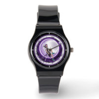 Surveillance de l'enfant de la lune violette