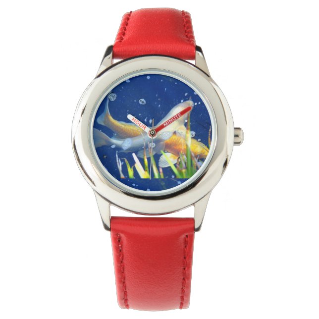 Montre surveillance de l'étang de koi (devant)