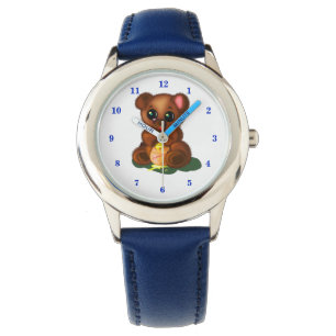 Montre Surveillance de l'ours mignon
