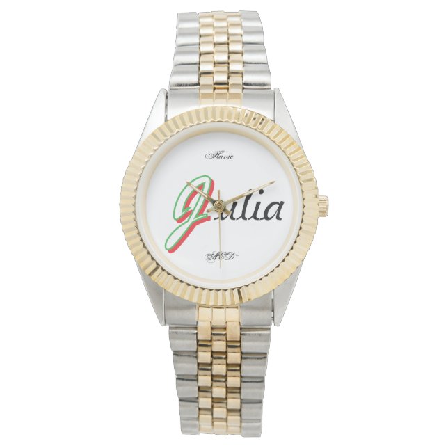 MONTRE SURVEILLANCE DE NOM : JULIA HAVIC ACD (devant)