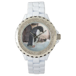 Montre Surveillance des pingouins - Plusieurs styles à c