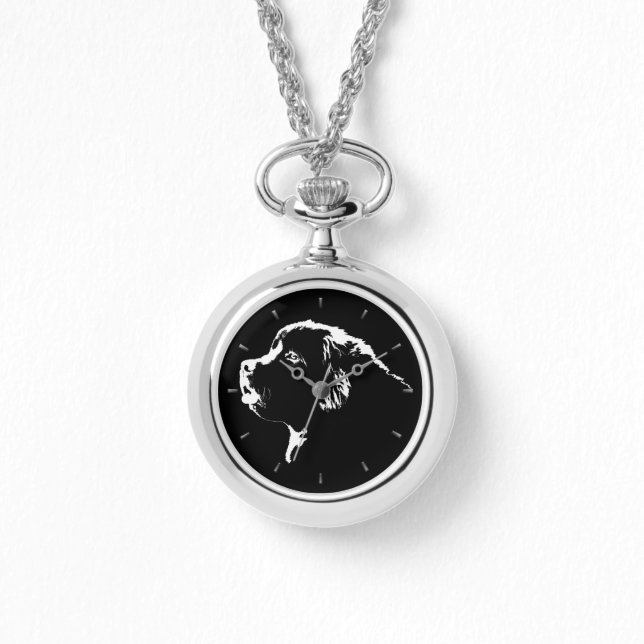 Montre Surveillance du chien de Terre-Neuve Surveillance  (Recto)