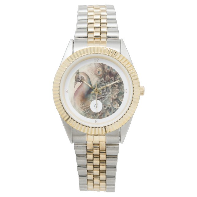 Montre Surveillance du nom | Ajouter votre initiale (devant)