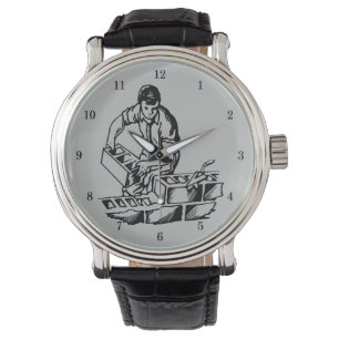 Montre Surveillance du poignet de la couche de maçon/bri